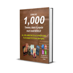 Ultimate Library: 1000 Timeless Classics & Famous Novels – 100% Copyright-Free with PLR